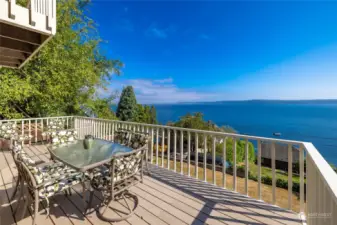 Even the ADU has a sizable deck, plus a stunning view of East Passage!