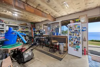 Shop and dry storage area located in primary home.