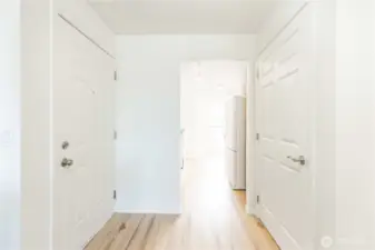 Entry to the kitchen