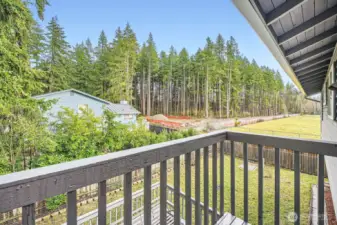 Deck Access From Kitchen (Upstairs)
