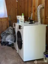 Almost new washe and dryer.