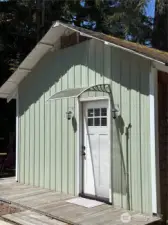 Entrance to the bunkhouse.