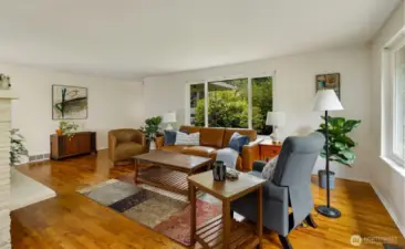 Living Room view from the Dining Area