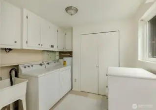 Laundry Room with Utility sink
