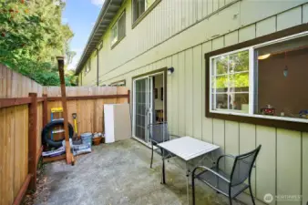 Private Back Patio