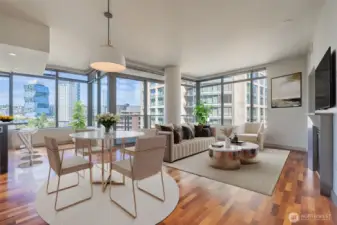 Living Room (N view) - Virtually Staged