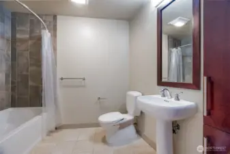 Guest Bathroom with bathtub
