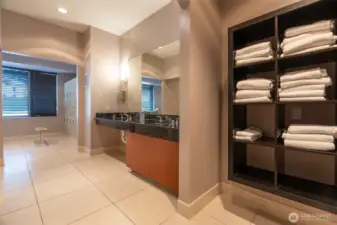 Fitness Center Locker Room