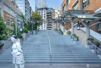 Stairs to Whole Foods