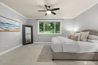 Primary retreat with serene views.