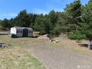 Storage shed out back