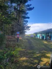 Driveway entrance