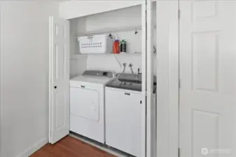 Laundry area.