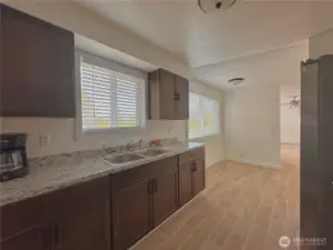 Kitchen view towards Dining Room.