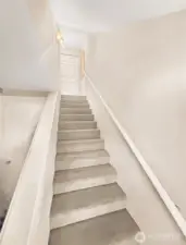 Steps to Living Area