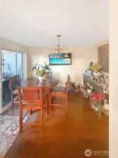 Dining room with Back Deck