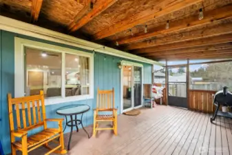 This is a great spot for a cup of coffee or a cold drink.