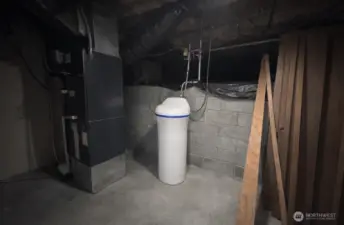 water softer downstairs