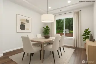 Virtually Staged - Dinning Room