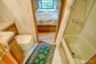 Layout of bathroom