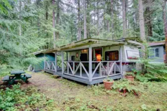 Covered front porch