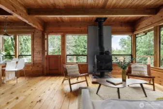 Wide plank Pine floors are so rare and beautiful.
