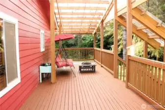 Spectacular wrap around deck