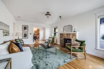 Can you imagine cozying up to that fireplace during the wintertime?