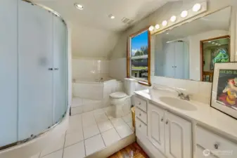 Upper level full bath