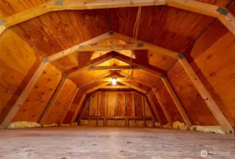 Barn -shed loft with