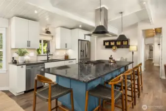 This is a true chefs kitchen with new stainless steel appliances and functional updating.
