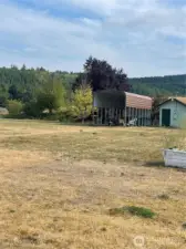 5. The RV carport, shed and well house.
