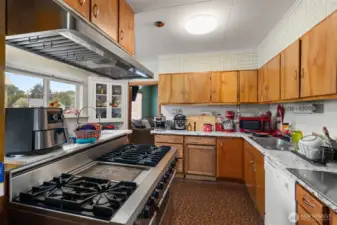Viking gas range
