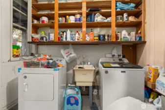 Utility in garage