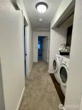 Hall utility area...