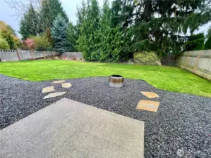 Enjoy the well maintained and spacious rear yard...