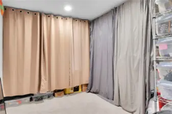 Extra room at back of bonus room