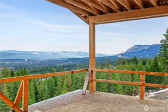 Views from upstairs deck.  What a great spot for morning coffee watching the sun rise.