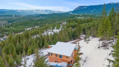 Your own private mountain retreat with stunning mountain views.