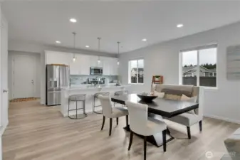 Dining room just off the kitchen ~