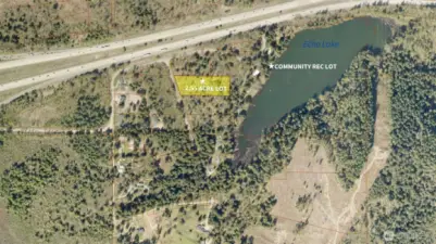 Location to lot compared to community rec lot and Echo lake