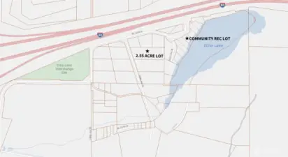 Location to lot compared to community rec lot and Echo lake