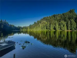 View of lake on dock looking left on rec lot