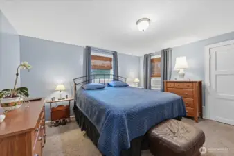 Primary Bedroom with large climate controlled room (could become a walk-in closet)