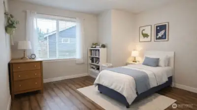 Flex Room used as bedroom