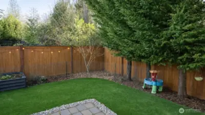 Fully Fenced Backyard