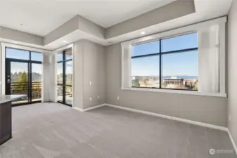 10' ceilings, fresh interior paint, new carpet and floor to ceiling windows and doors provide the perfect backdrop for your own decorating style.