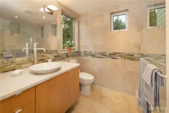 Secondary bathroom