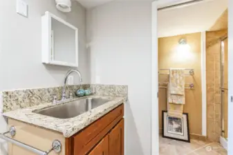 Basement Kitchenette and Laundry