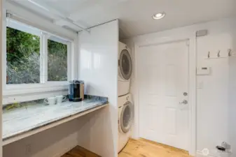 Laundry Room With Garage Access